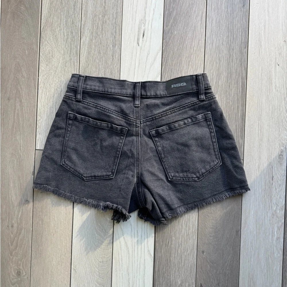 RSQ A-line Women's Black Denim Shorts